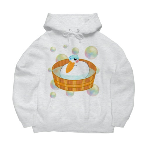 ほわほわ水浴びコールダック♪ Big Hoodie