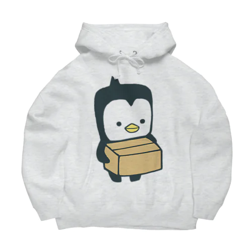 引っ越しのお手伝いをするペンギン Big Hoodie