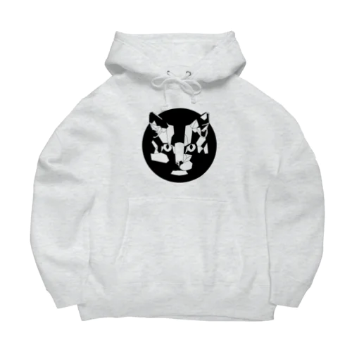 ジオメトリック猫 Big Hoodie