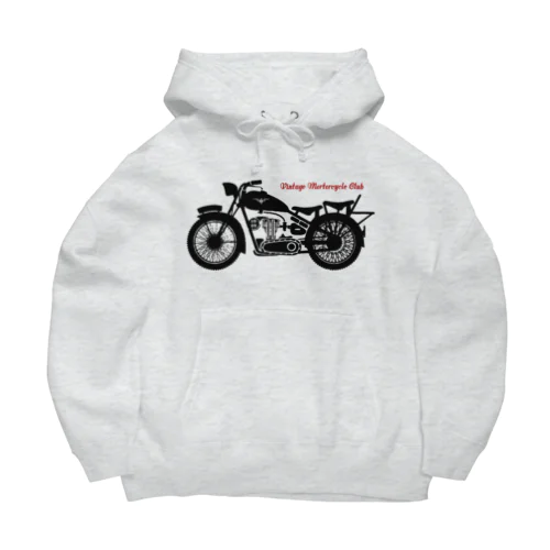 VINTAGE MOTORCYCLE CLUB ビッグシルエットパーカー