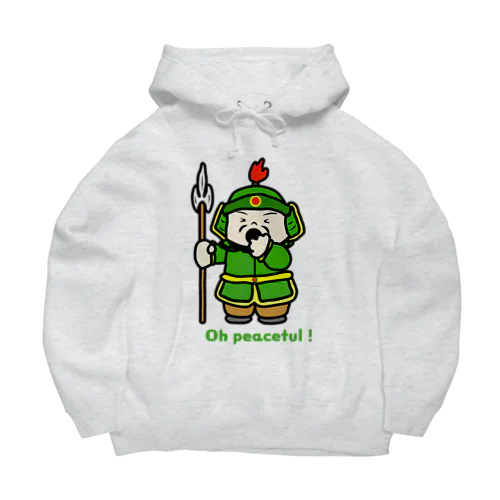 毘沙門天様、アクビする Big Hoodie