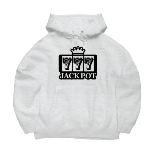 ジャックポット スリーセヴン ブラック Big Hoodie