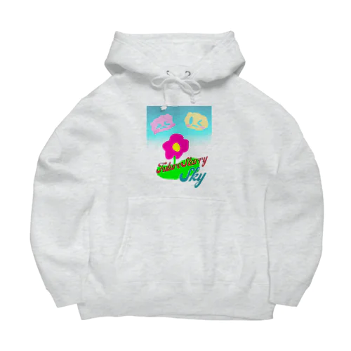 お花と雲🌼☁ Big Hoodie