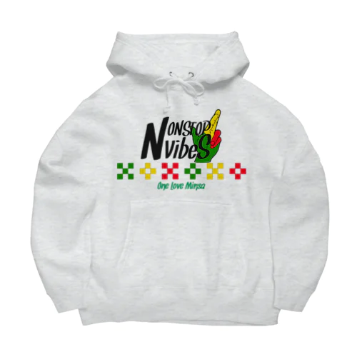 NONSTOP VIBES（Bミンサー） Big Hoodie