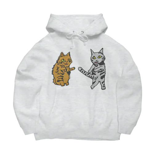 ダンシングキャット Big Hoodie