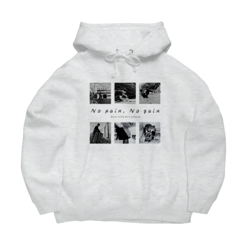 【公式グッズ1】ボロ別荘DIYリフォーム No pain,No gain ver. Big Hoodie