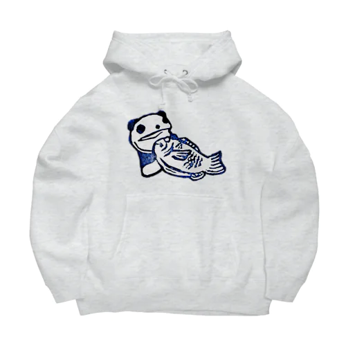 NEW「たい焼きを食べるパンダ」 Big Hoodie