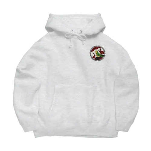 花札丸デザイン「梅に鶯」02 Big Hoodie