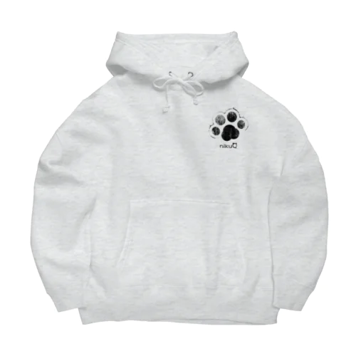 肉球をモチーフにしたオリジナルブランド「nikuQ」（猫タイプ）です Big Hoodie