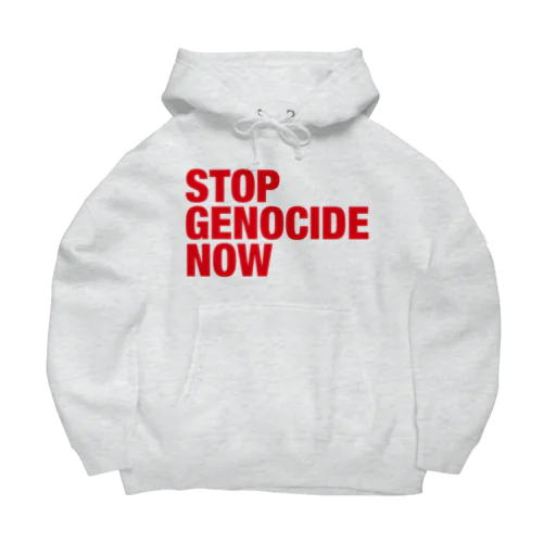 STOP GENOCIDE NOW ビッグシルエットパーカー