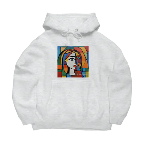 ピカソ風の絵画1 Big Hoodie