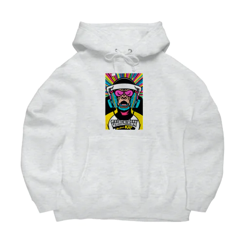 カラフルミュージックゴリラ Big Hoodie