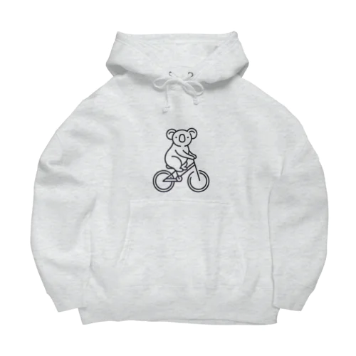 自転車に乗るコアラ Big Hoodie