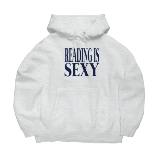 READING IS SEXY ビッグシルエットパーカー