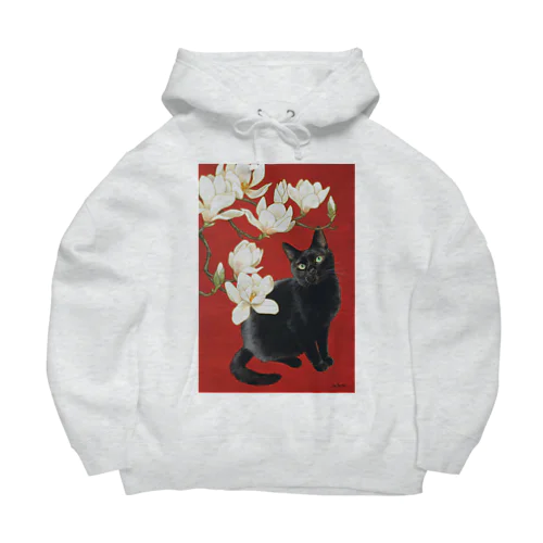 マグノリアと黒猫 Big Hoodie