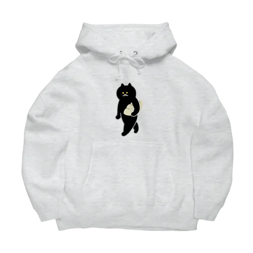 【中】餃子をMacBookのように運ぶねこ Big Hoodie