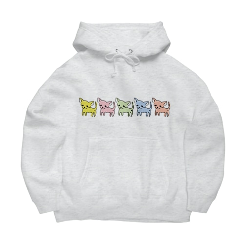 ゆるチワワ（カラフル） Big Hoodie