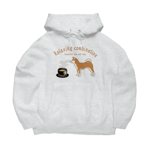 日本の犬とお茶  Big Hoodie