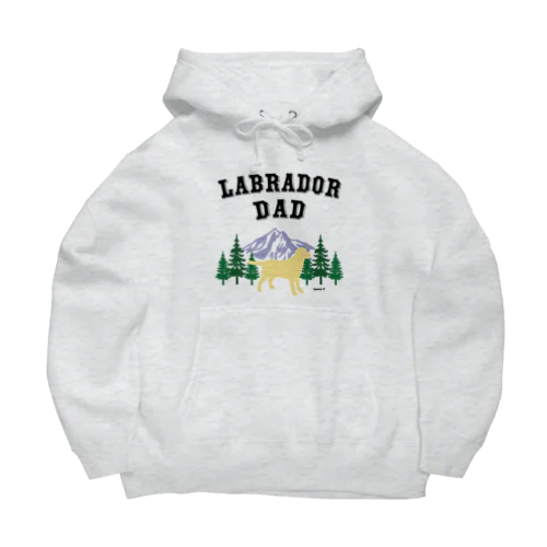 Labrador Dad イエローラブラドール ビッグシルエットパーカー
