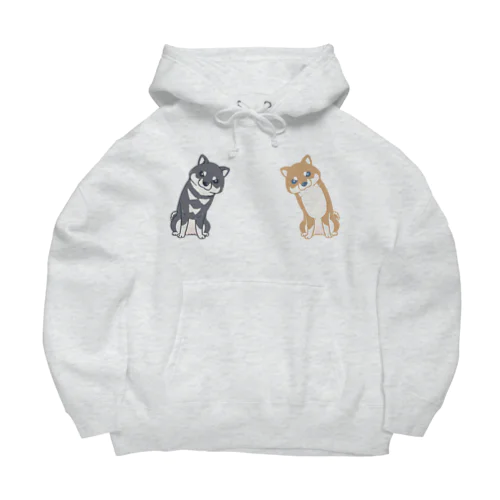 I LOVE MY DOG（赤柴・黒柴） Big Hoodie