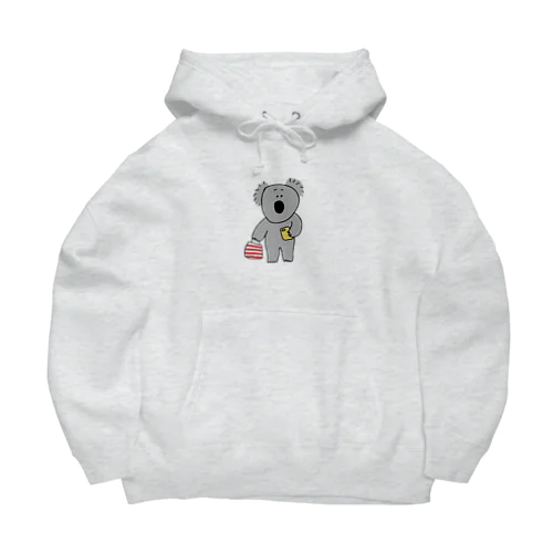 お買い物メモを見返すこあらくん Big Hoodie