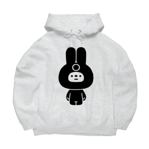 量産うさぎ だたら Big Hoodie