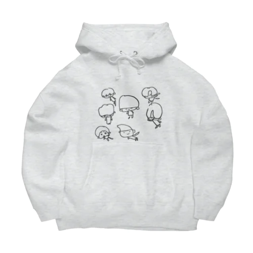 7にんのおとこのこ Big Hoodie