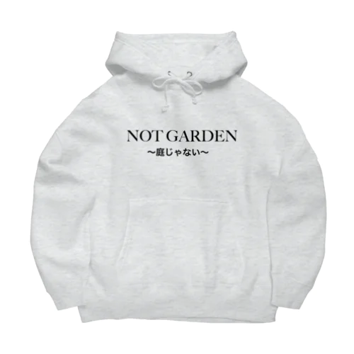 NOT GARDEN ビッグシルエットパーカー