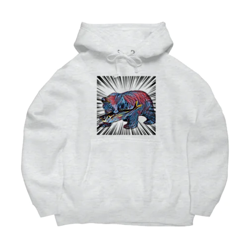 熊to鯵 Big Hoodie