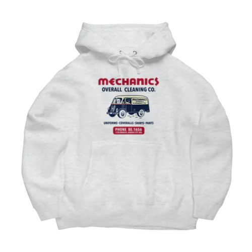 MECHANICS OVERALL CLEANING CO ビッグシルエットパーカー