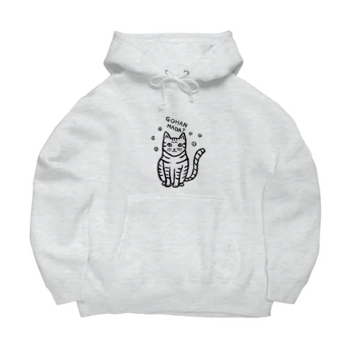 はらへりトラネコ（モノクロver.） Big Hoodie