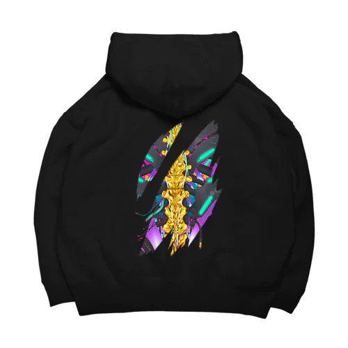 サイバーパンク背骨 Big Hoodie