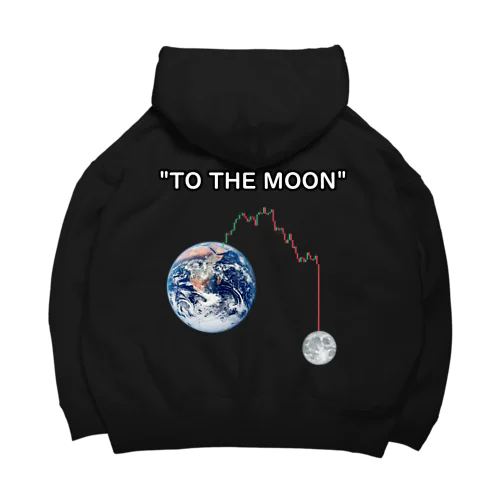 "TO THE MOON" 🌎🚀🌕 ビッグシルエットパーカー