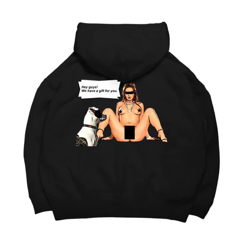 セクシーナッツな犬 Big Hoodie