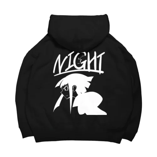 夜を駆ける少女 Big Hoodie