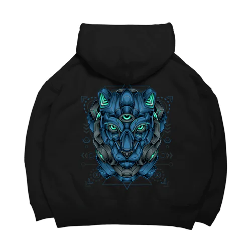 Panther Three Edged Hoodie Big Hoodie