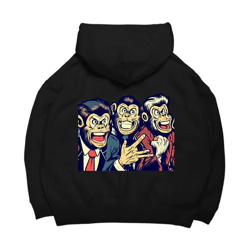 ビジネスもんきー Big Hoodie