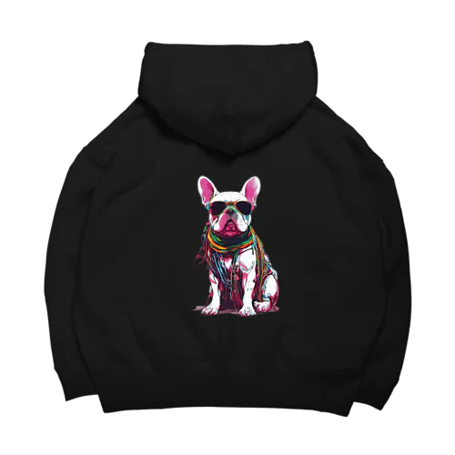 Frenchie-Rasta Dogg Big Hoodie