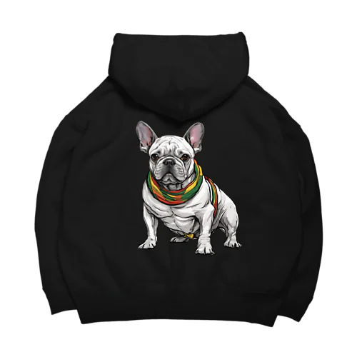 Frenchie-Rasta Dogg Big Hoodie