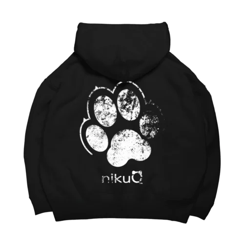 肉球をモチーフにしたオリジナルブランド「nikuQ」（犬タイプ）です 루즈핏 후디