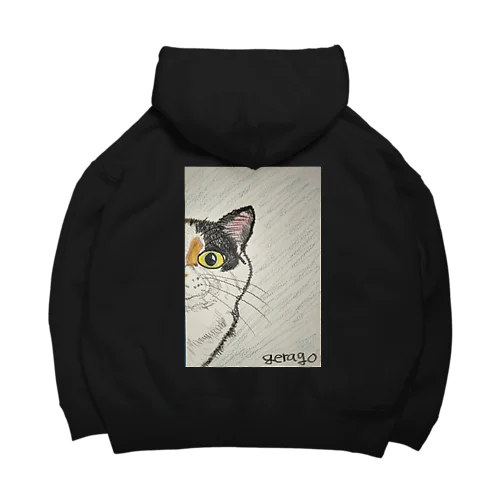 にゃんころチラ Big Hoodie