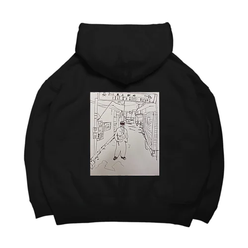 佇む人 Big Hoodie