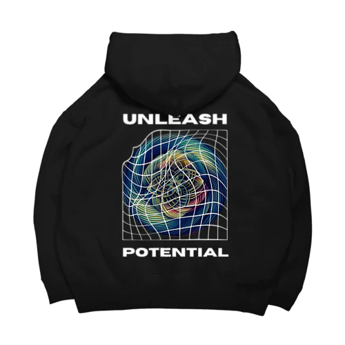 "Unleash Potential" Graphic Tee & Merch ビッグシルエットパーカー