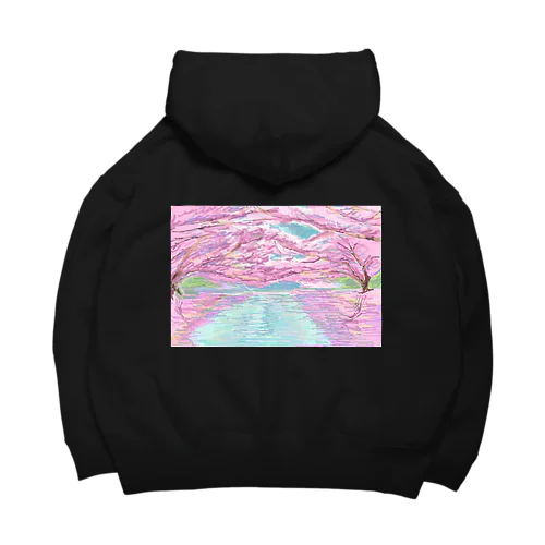 桜の風景 Nepenthes.jp Big Hoodie