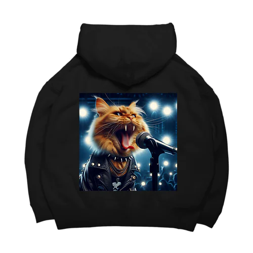 ヘビメタシャウト猫 Big Hoodie