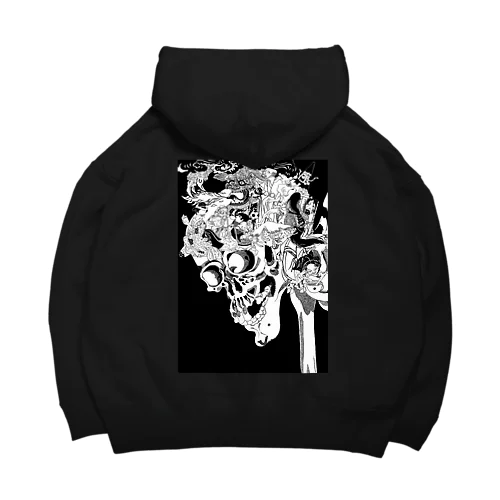 がしゃどくろと百鬼夜行 Big Hoodie