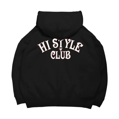 〔Back Print〕 HI STYLE CLUB ビッグシルエットパーカー