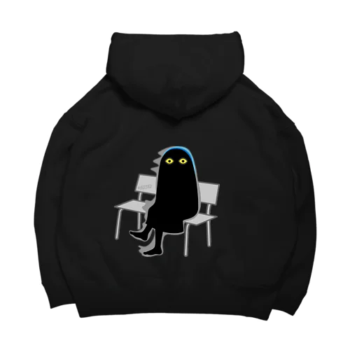 座るメジェド・発動中 Big Hoodie