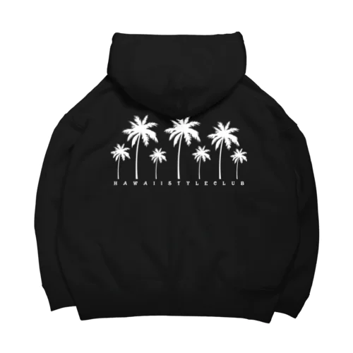 〔Back Print〕 Palm tree ビッグシルエットパーカー