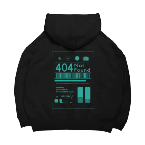 悩める若者サイコグリーン Big Hoodie